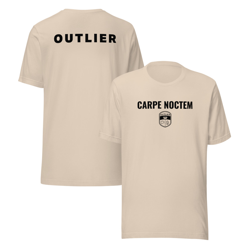 CARPE NOCTEM Tee – 3XL, Soft Cream