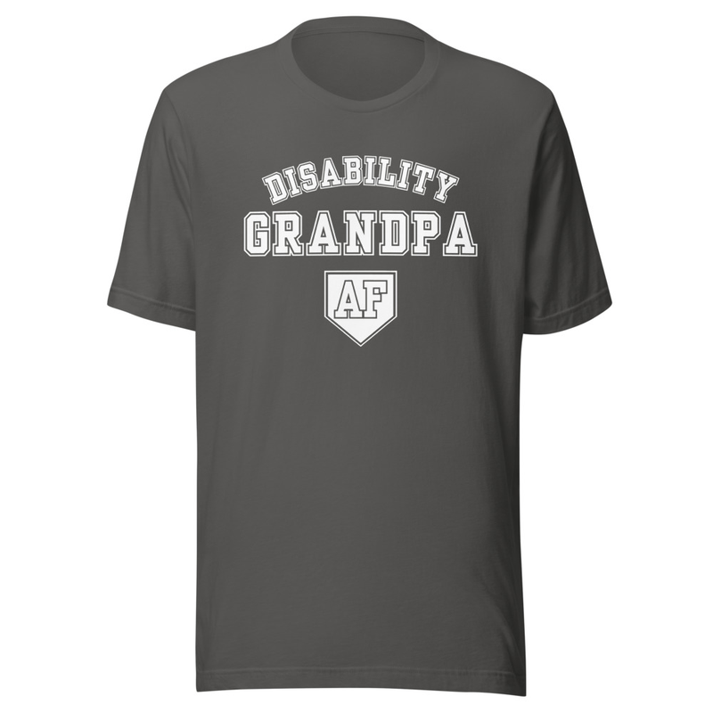 Disability Grandpa AF *white text* – S, Asphalt