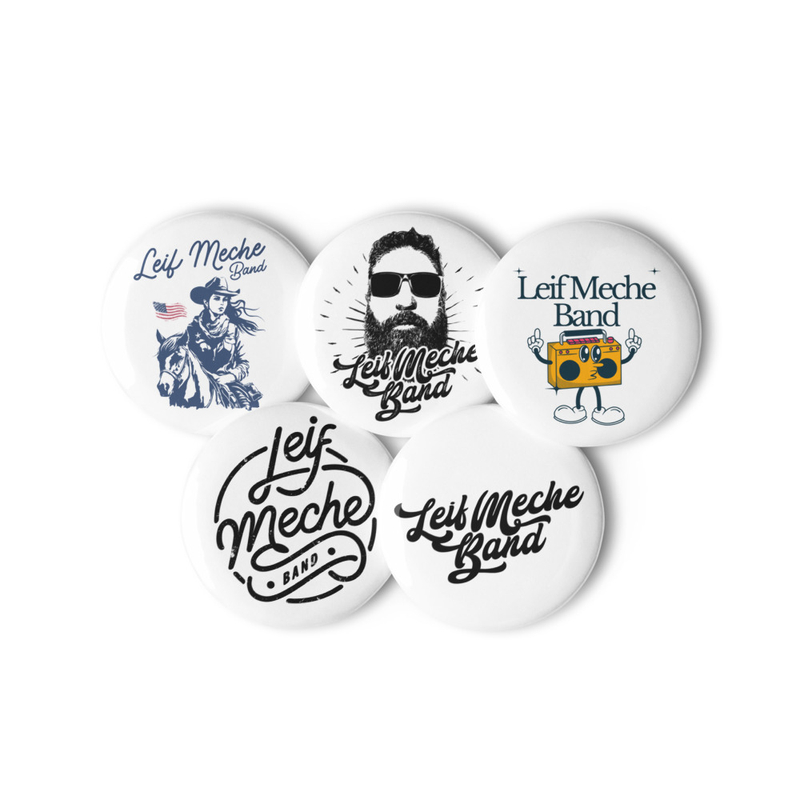 Set of pin buttons