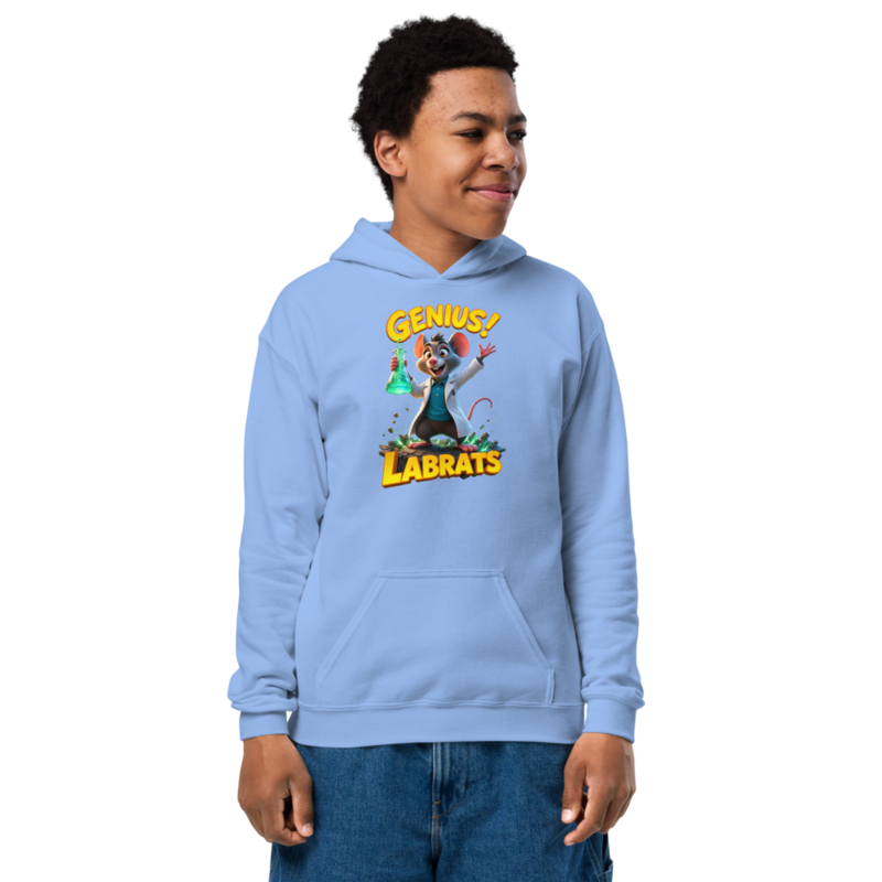 Dr Basil Whiskerworth Genius Kids Hoodie