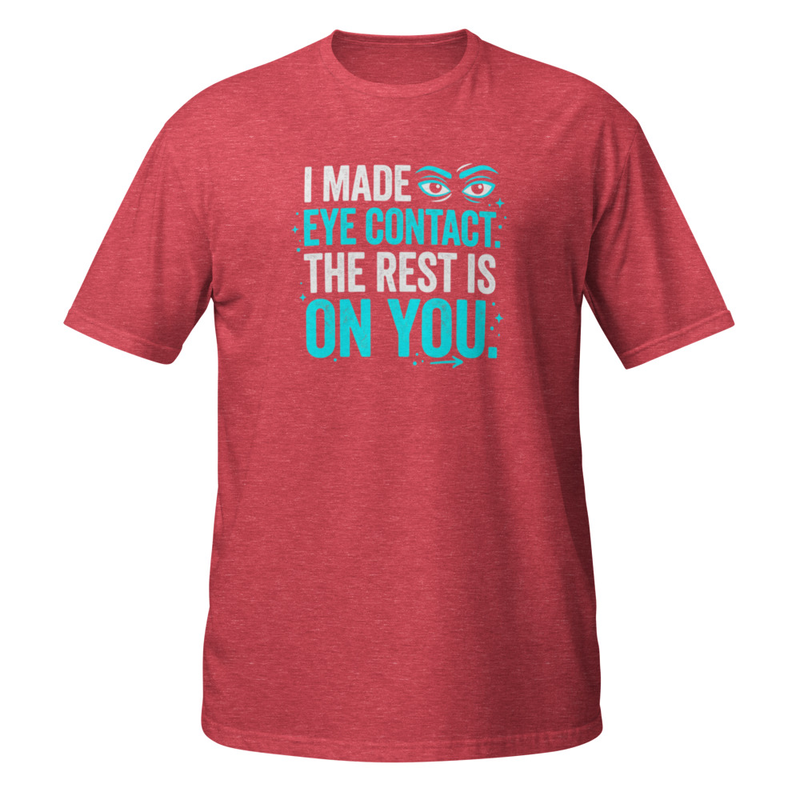 Eye contact Short-Sleeve Unisex T-Shirt – Image 9