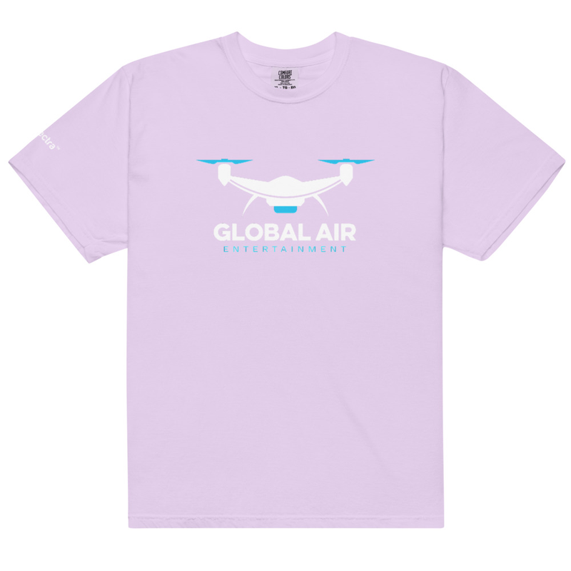 Unisex garment-dyed heavyweight t-shirt – S, Orchid