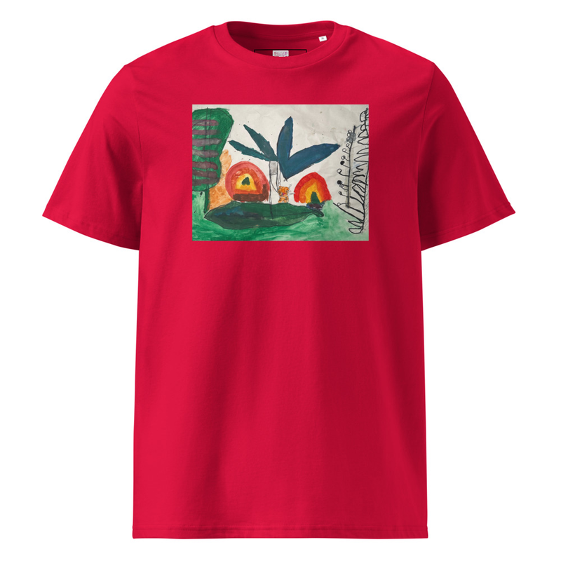 The Jungle - Unisex Organic Cotton Tee – S, Red