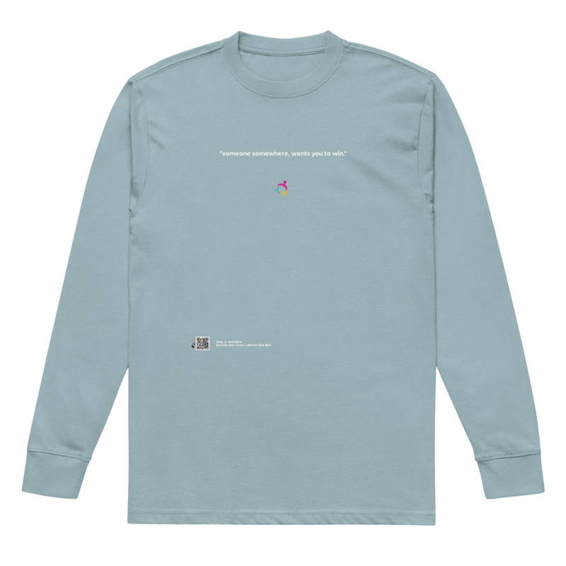 Suicide Awareness "Someone, Somewhere" Long Sleeve T-Shirt