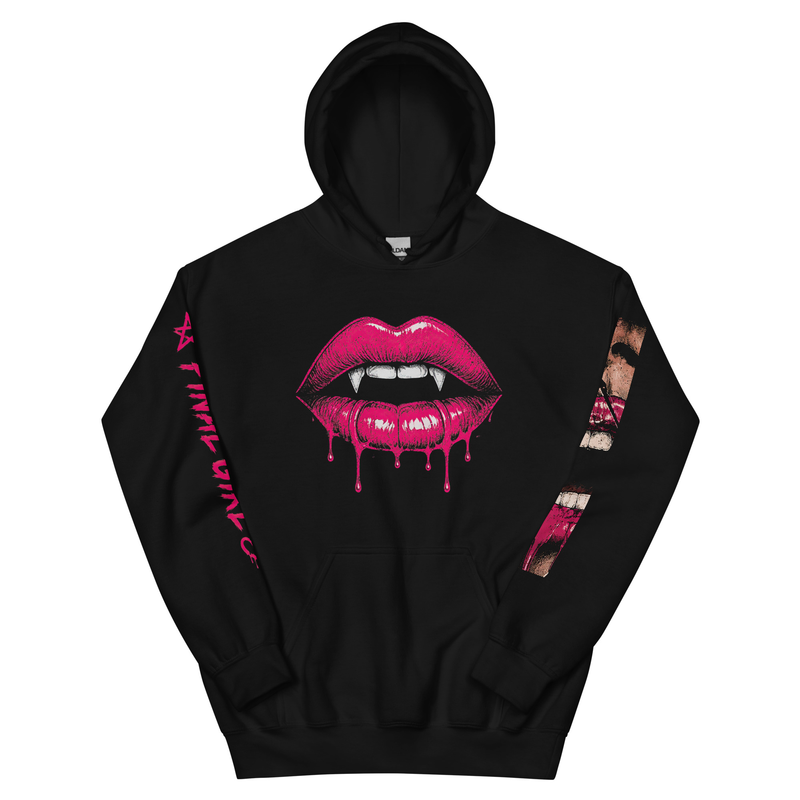 Scream Queen Hoodie | Final Girl Vintage Horror Sweatshirt with Distressed Print