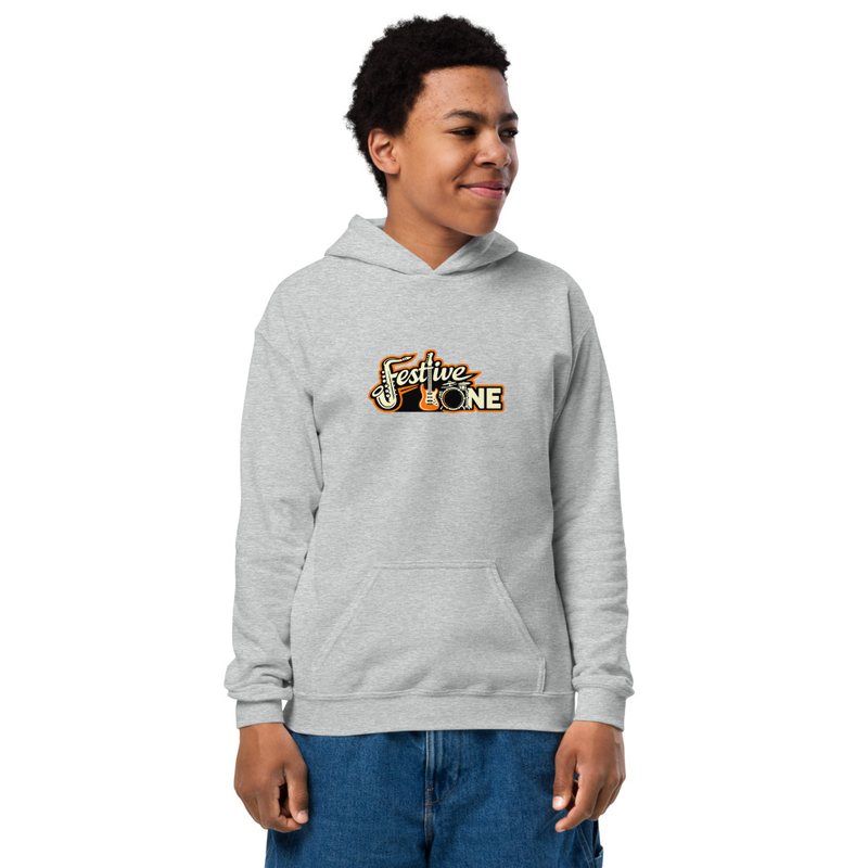 Youth Festive One Logo Hoodie (Light)