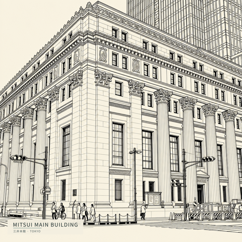 Mitsui Main Building(三井本館)のアートワーク