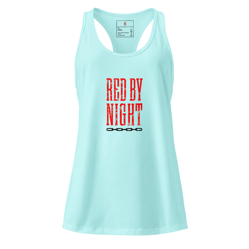 Official Red By Night Women’s fitted racerback tank top