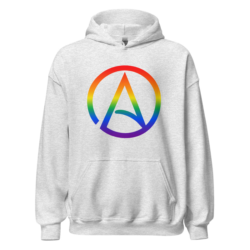 Pride Atheist Symbol Hoodie product view 3
