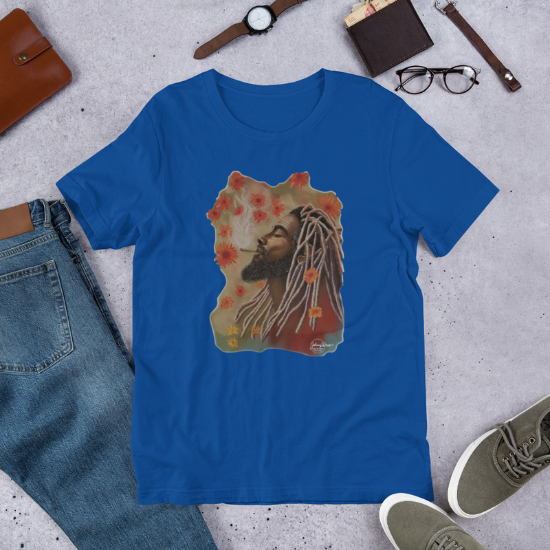Canna Bliss - Unisex t-shirt – 2XL, True Royal