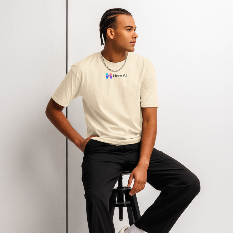 Herv AI Cotton Heritage MC1082 I Men's Premium Short Sleeve Tee