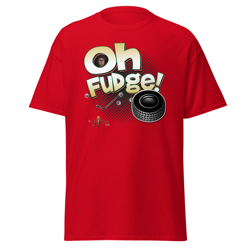 "Oh Fudge!" Tire Iron T-Shirt | Custom Made by: A Christmas Story Family™ – XL, Red