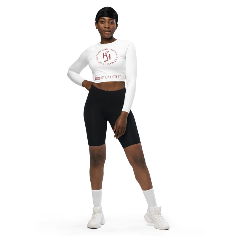 HH long-sleeve crop top