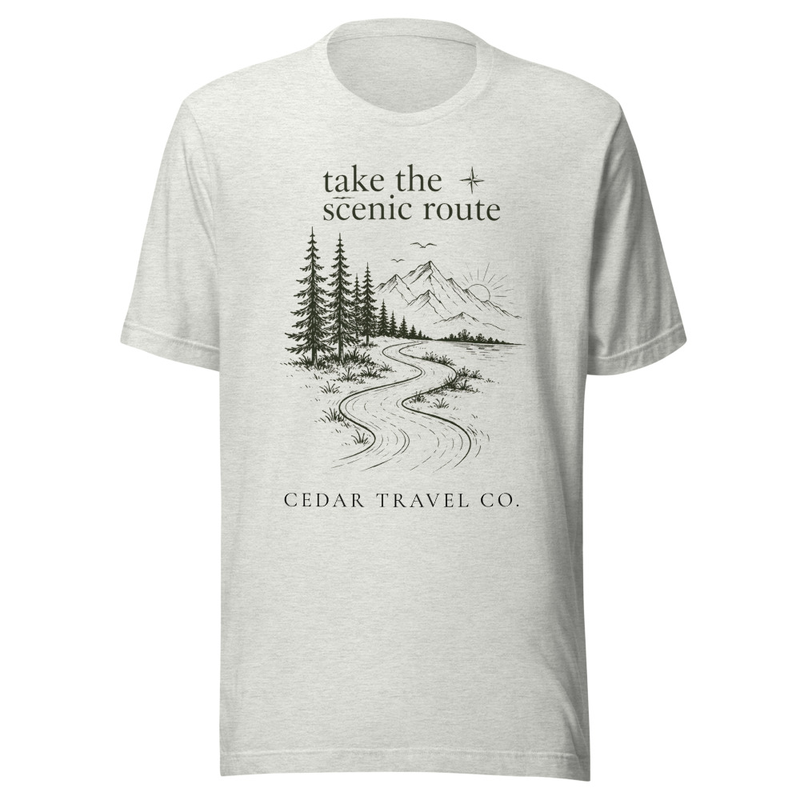 Scenic Route Tee – 2XL, Ash