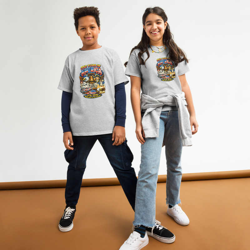 250 Years of Fun Youth classic tee – XS, Sport Grey