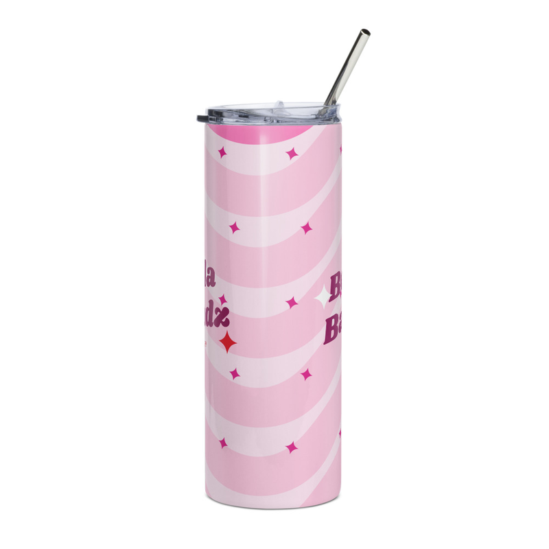Bella Bandz Pink Frequency Tumbler