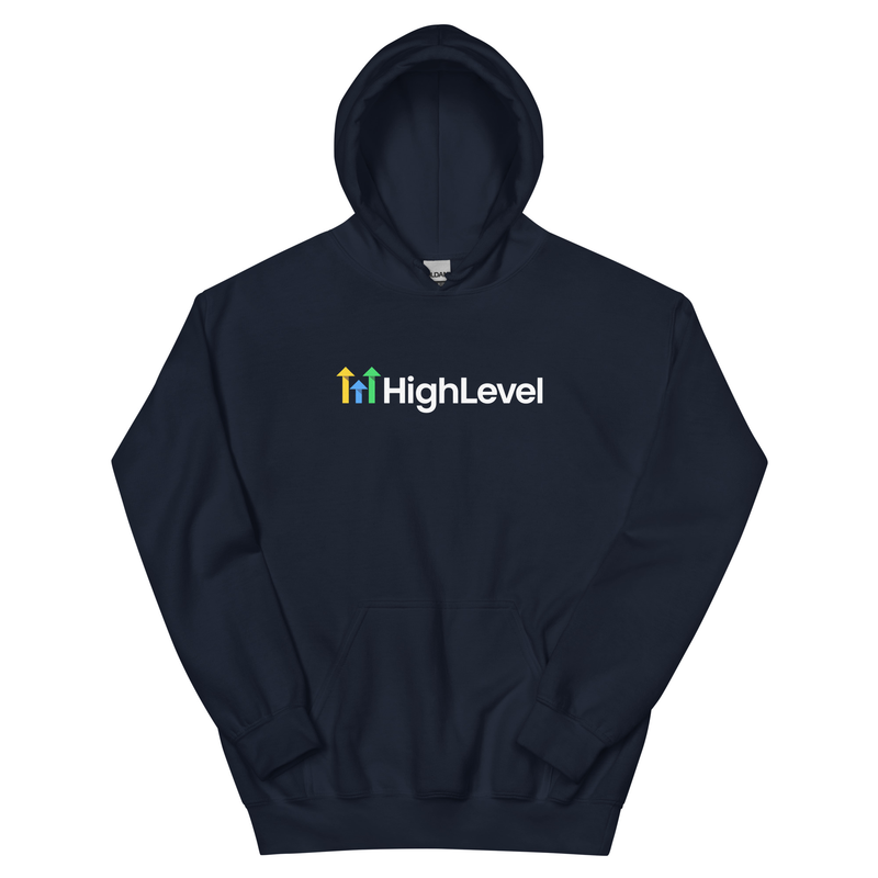 HighLevel Unisex Hoodie – 2XL, Navy
