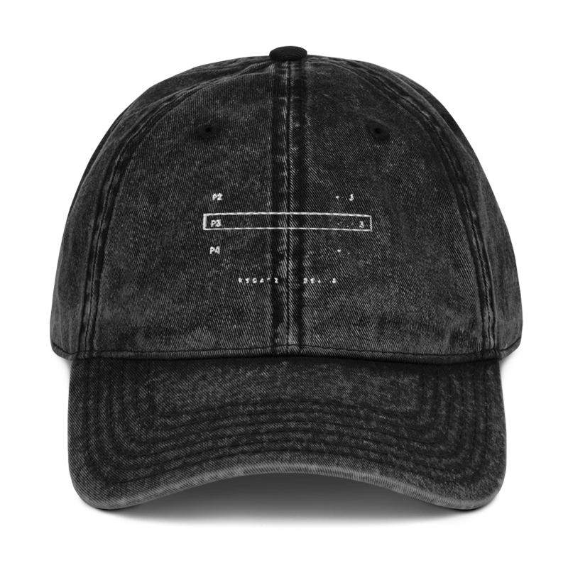 Negative Delta Dad Hat mockup