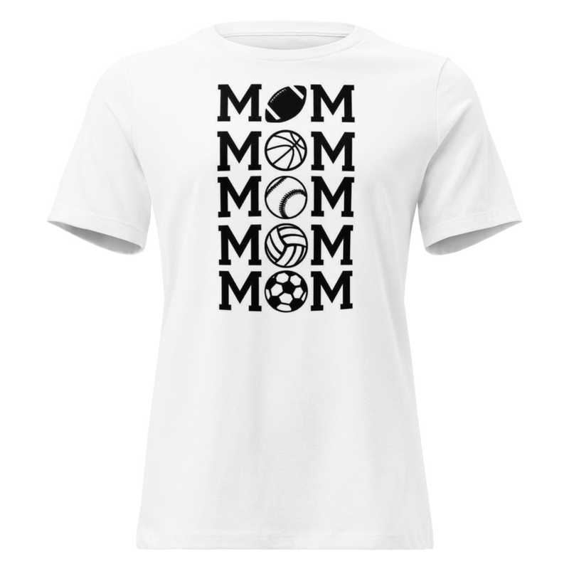 Mom of Sports  Women's Relaxed T-Shirt – view 1