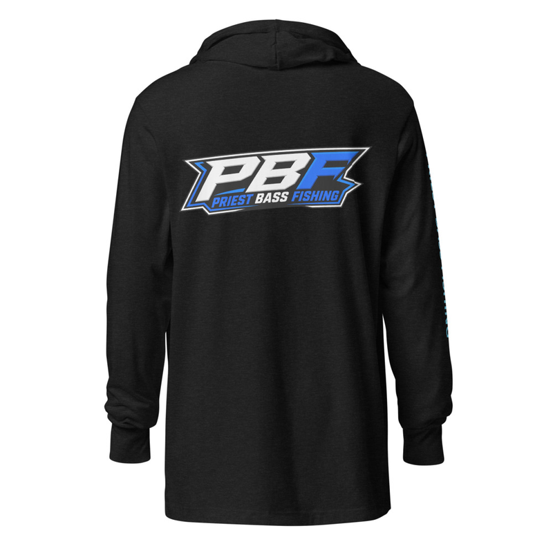 PBF Hooded Long Sleeve Tee official product mockup