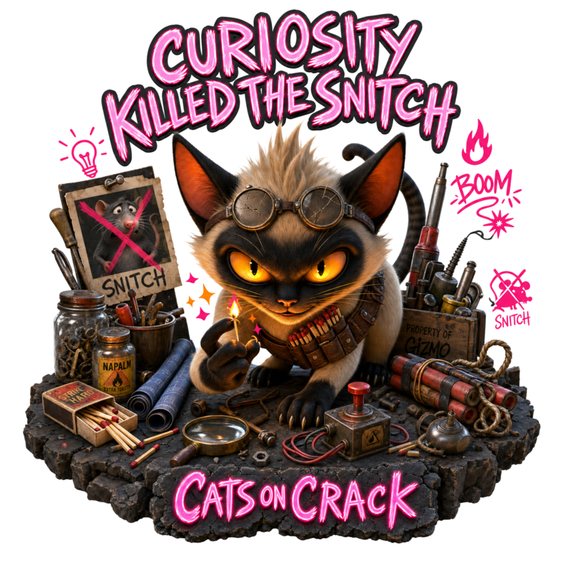 Curiosity Killed The Snitch Long Sleeve