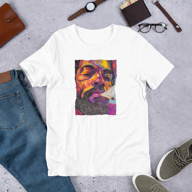 Peace and Love - Unisex t-shirt – S, White