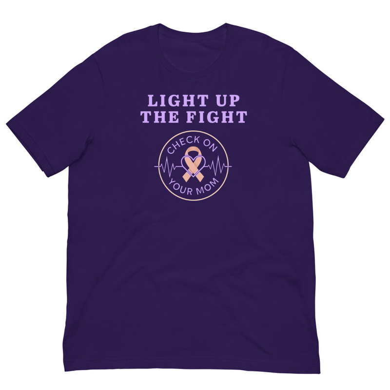 Light Up The Fight Logo – XL, Team Purple