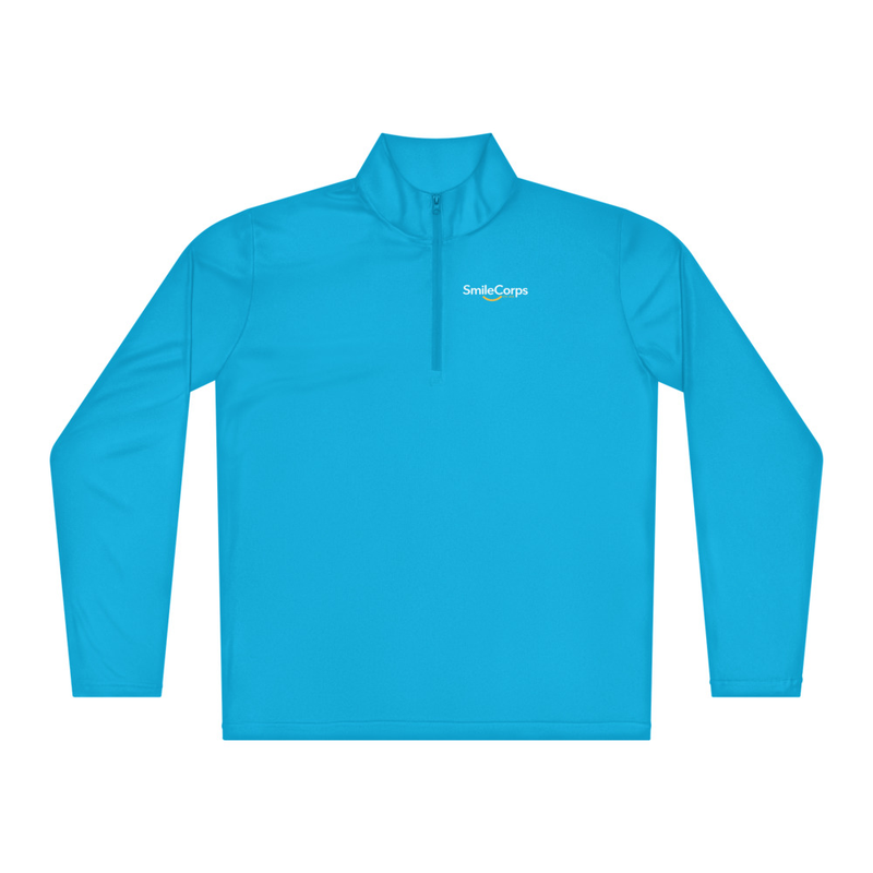 SmileCorps™ Founder Edition Quarter-Zip | 1776–2026 – XS, Atomic Blue