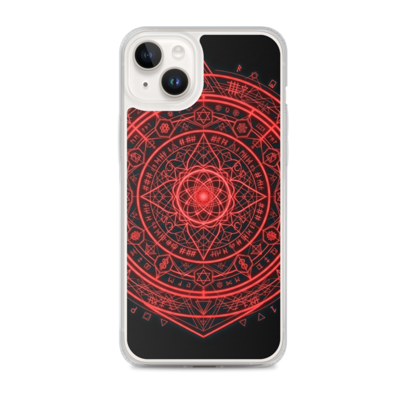 Uncle Benny ® Quantum Encryption IBM Quantum Computer iPhone Case Neon Red EST. 2020