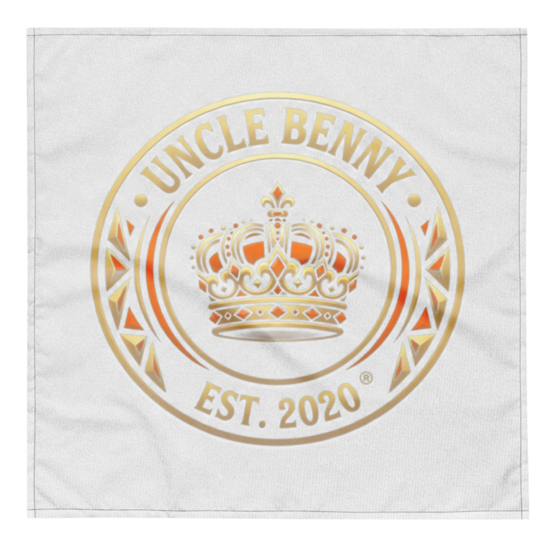 Uncle Benny ® Crest Emblem II Bandana Neon Orange EST. 2020