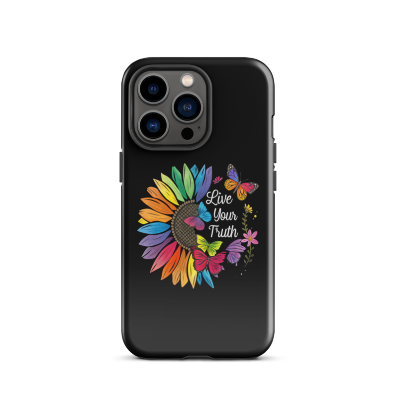 Live Your Truth Tough Case for iPhone® – iPhone 13 Pro, Glossy
