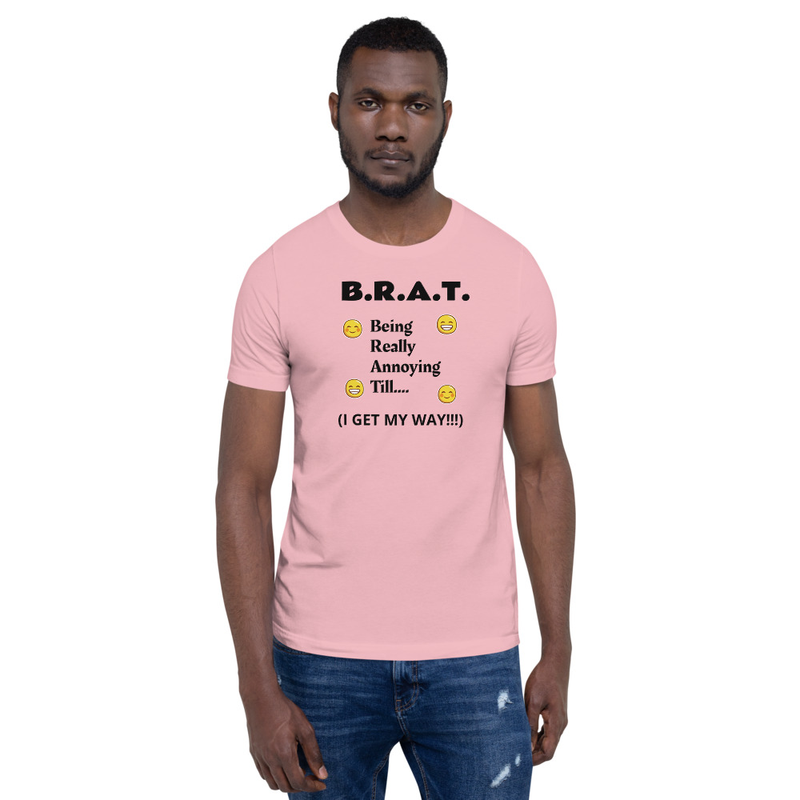 B.R.A.T. Unisex T-Shirt – XL, Pink