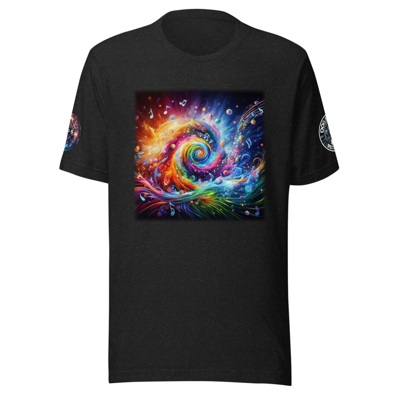 Elvi-5 Vocalday Single Artwork Unisex t-shirt in Black Heather