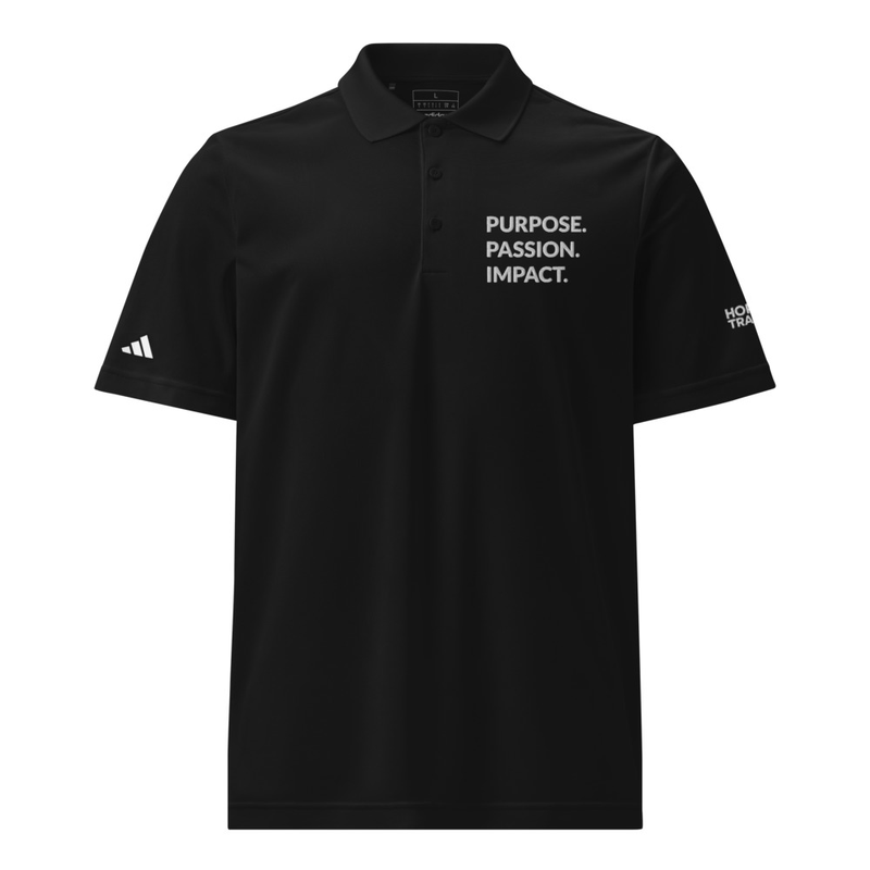 HFTT adidas Sport Polo Shirt | Purpose. Passion. Impact. (Colors Available)