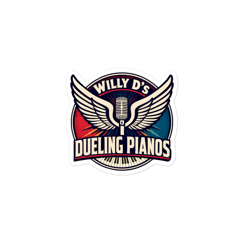 Willy D's New Logo Bubble-free stickers