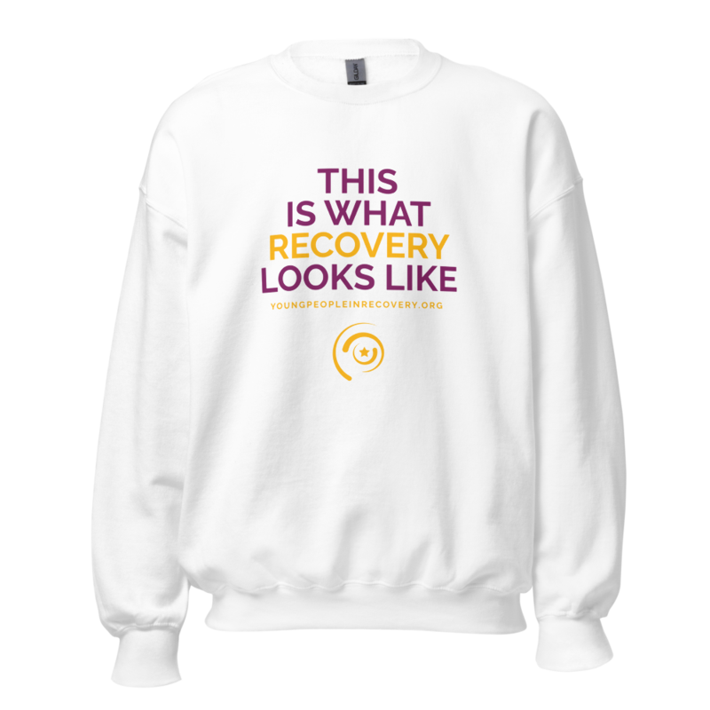 This Is What Recovery Looks Like - Vibrant Unisex Crewneck Sweatshirt