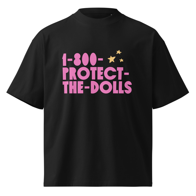 Oversized high neck Protect the Dolls t-shirt