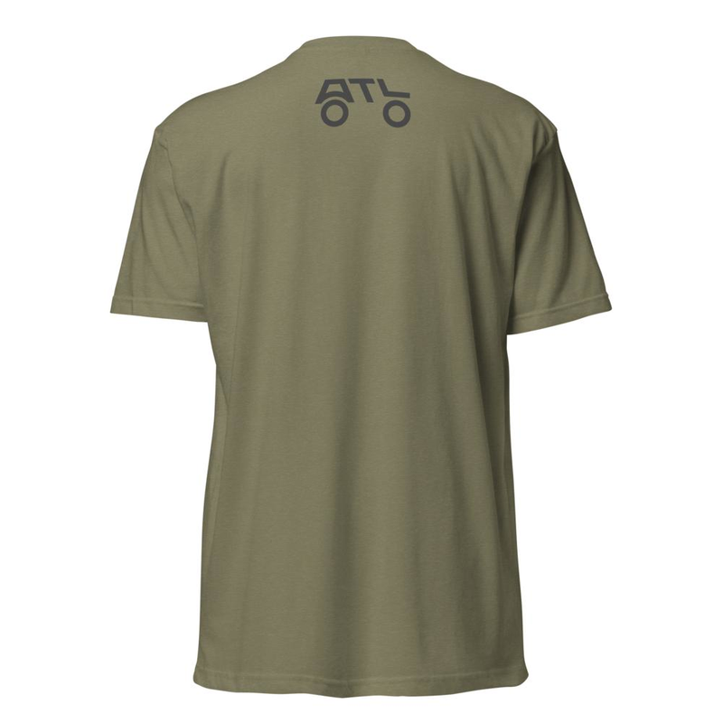 Wordmark Front T-Shirt (Brand Mark Rear) - ROAD / BLACK LOGO