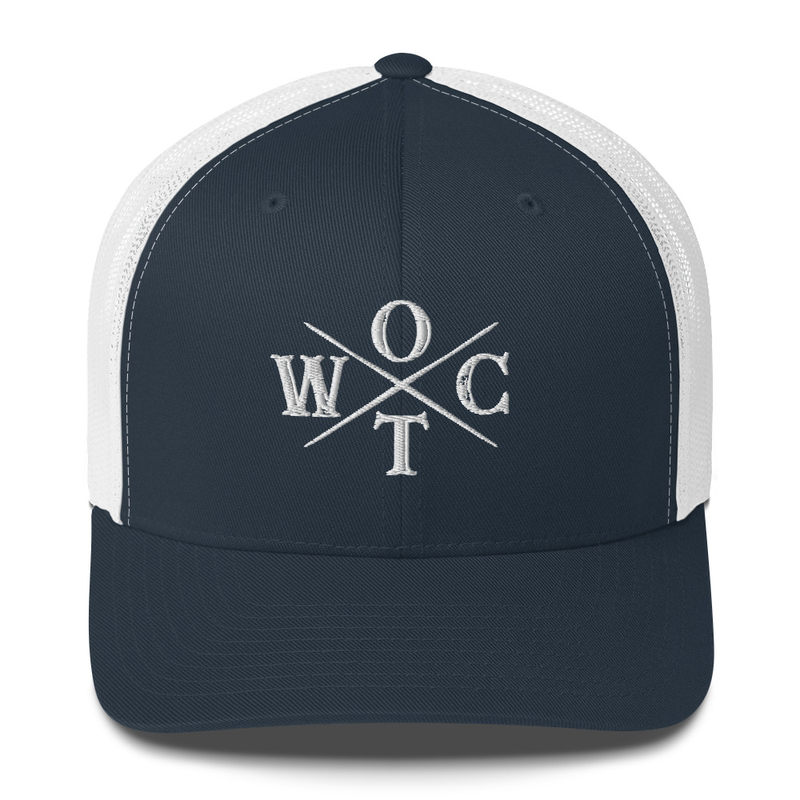 OTWC - Trucker Cap - White Text – One size, Navy/ White
