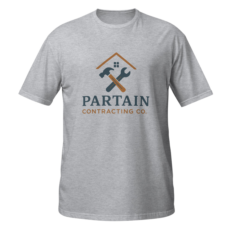 Partain Logo Tee – XS, Sport Grey