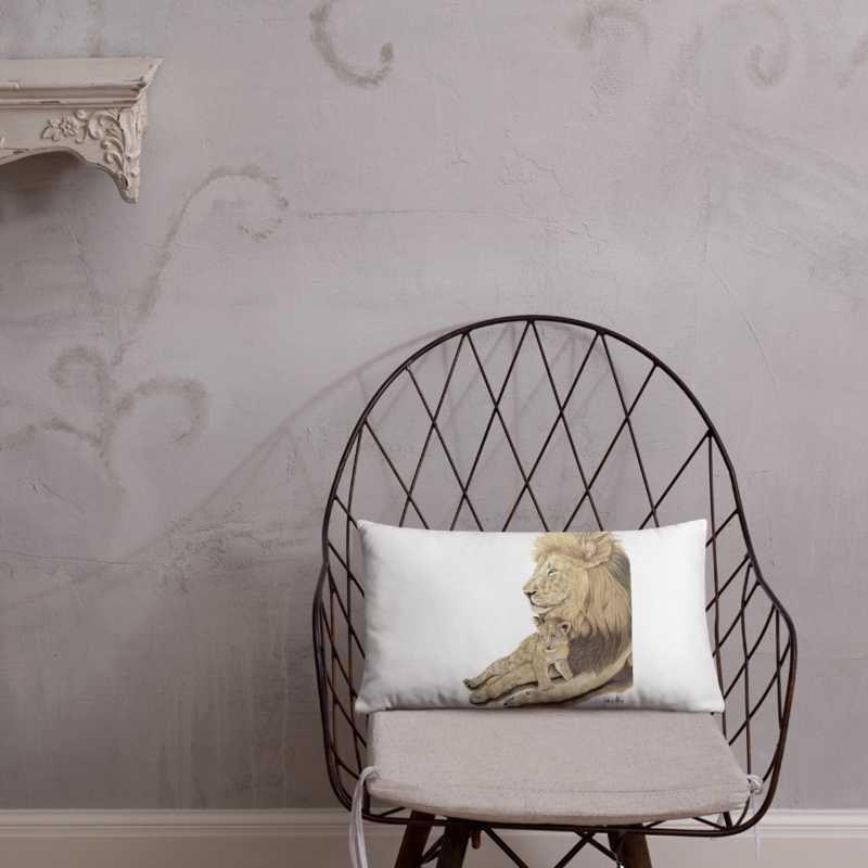 King of the Jungle - Basic Pillow – Image 2
