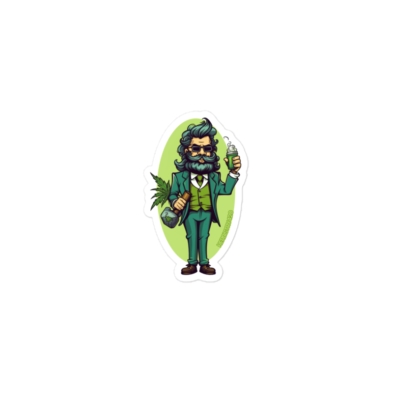 Weed Hipster – Bubble-free stickers