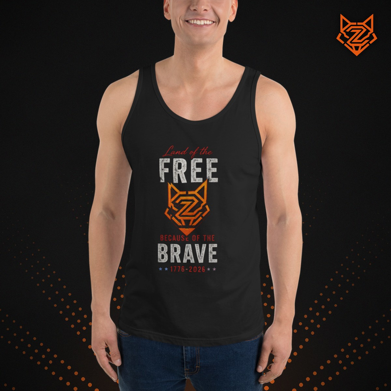 America's 250th — Land of the Free | Tank Top — Front