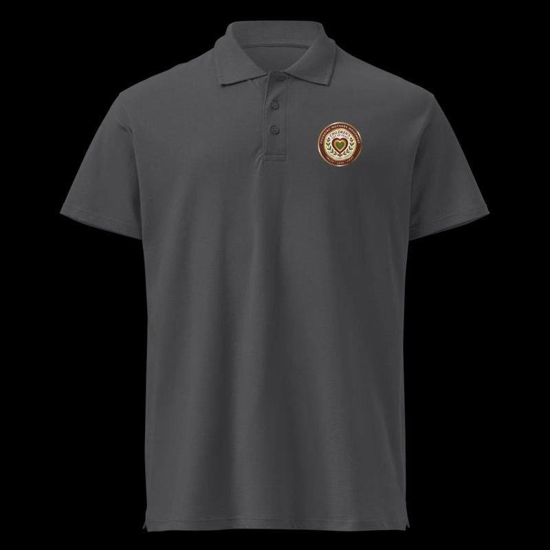 Premium pique polo shirt – XL, Mouse Grey