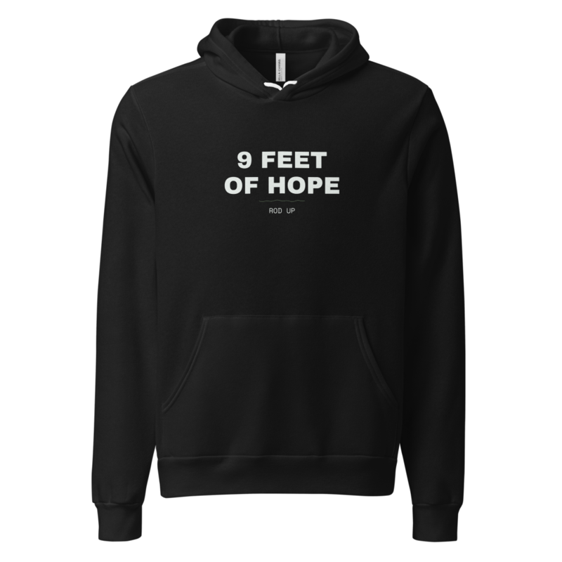 9 FEET OF HOPE Hoodie mockup