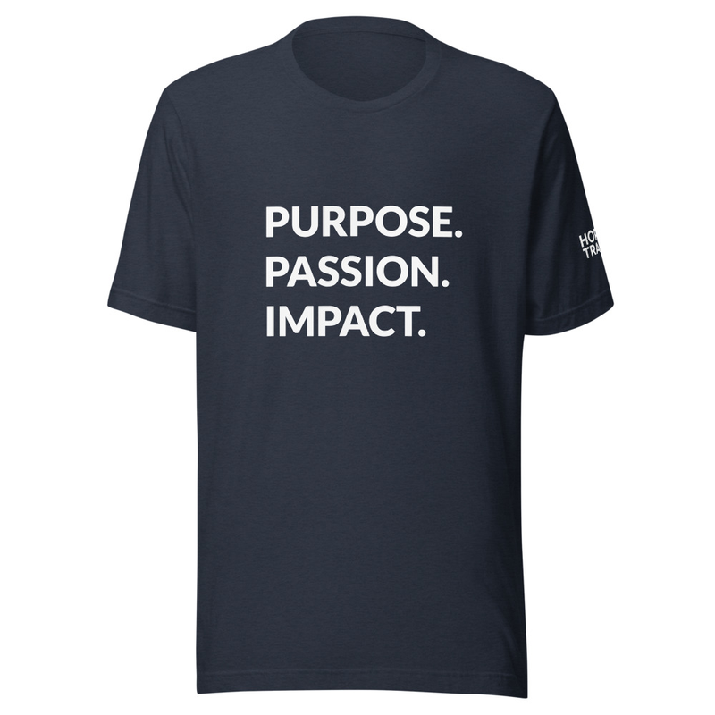 HFTT Unisex t-shirt – XL, Heather Navy