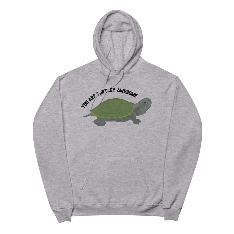 You Are Turtley Awesome ! Unisex Premium Hoodie - you are totally awesome, awesome pun shirt, puns, funny, funny shirt