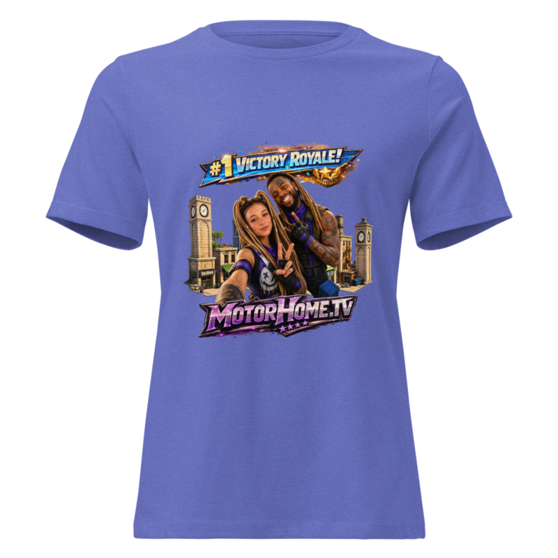 Womens Fortnite – XL, Heather True Royal