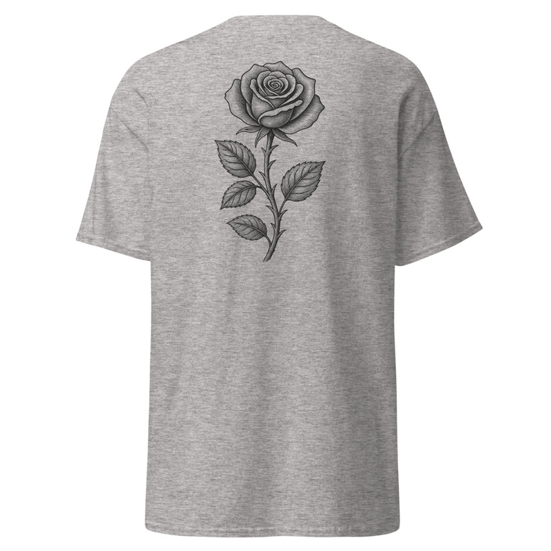 Men's Tshirt - Light white and grey