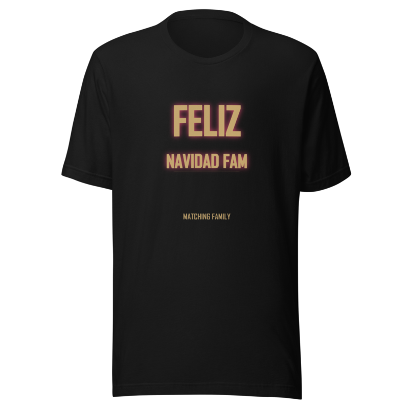 FELIZ NAVIDAD FAM · Matching Family — Unisex Tee | AlmaPiece